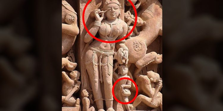 Mystery behind the  sculptures of Khajuraho Temple