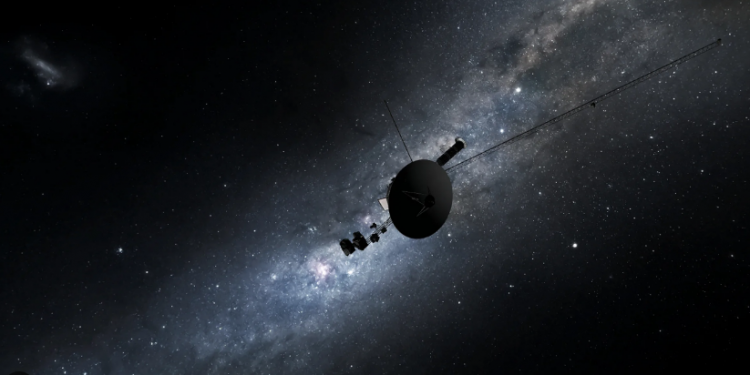 A spacecraft nearly 13 billion miles away in the universe sent new signals to NASA