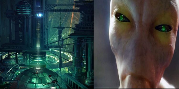 All these UFOs actually come from inside the Earth? –  An underground race of Alien beings!