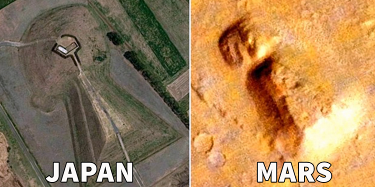 Structure on Mars identical to an Ancient Tomb from Japan found by Researcher (video)