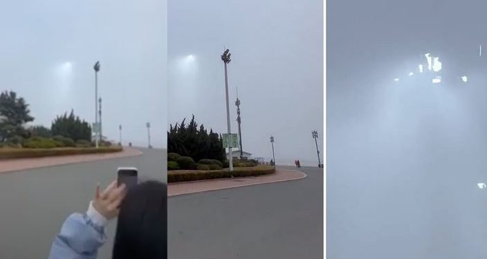 Witnesses recorded that the mysterious “portal” appeared in the sky over China on April 3, 2023.