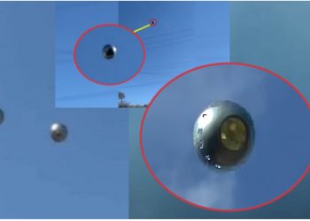 Same look and shape as confirmed by Pentagon: Spherical UFO captured near the US-Mexican border by witnesses, hailed as one of the best photos ever