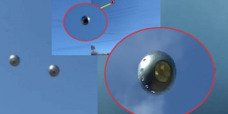 Same look and shape as confirmed by Pentagon: Spherical UFO captured near the US-Mexican border by witnesses, hailed as one of the best photos ever