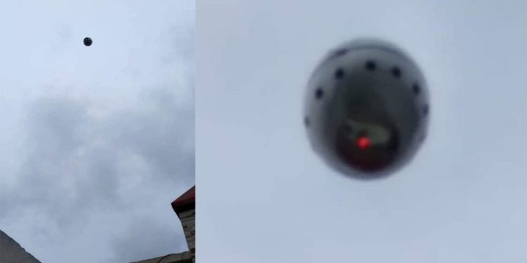 Another mysterious spherical UFO sighting: Once again, an orb similar to those observed in the US Navy’s UAP sightings.