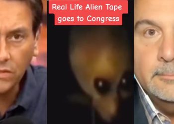(Video) Former Candidate for Congress Jon Stewart, Delivers  Top Secret Alien Film to Congress
