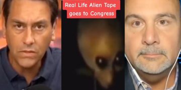 (Video) Former Candidate for Congress Jon Stewart, Delivers  Top Secret Alien Film to Congress